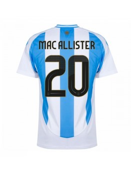 Billige Argentina Alexis Mac Allister #20 Hjemmedrakt Copa America 2024 Kortermet